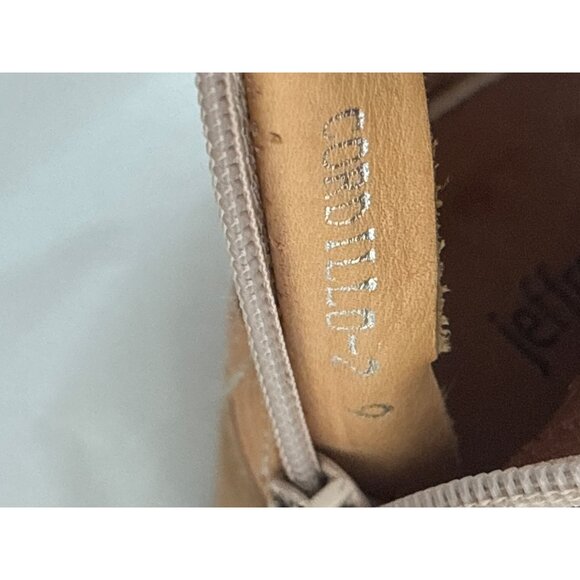 Jeffrey Campbell Block Heel 9 Cordillo Tan Cutout Lace-Up Sandal Coastal Cowgirl - Picture 11 of 12